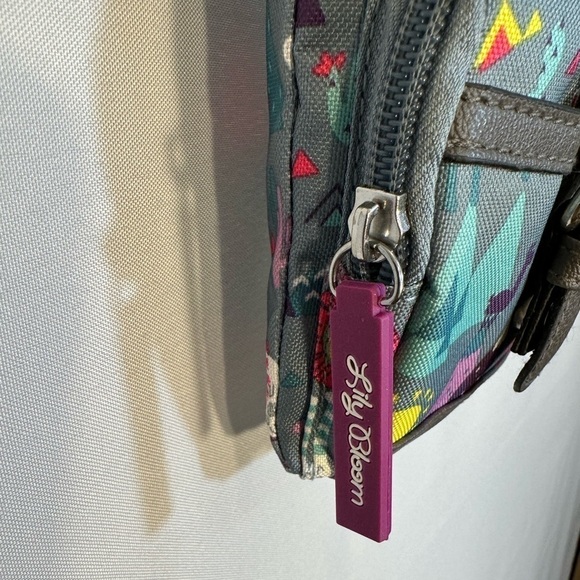 Lily Bloom Gay Crossbody Purse Llame Themed Zipper Strap Travel Eco Pockets S - Picture 5 of 16